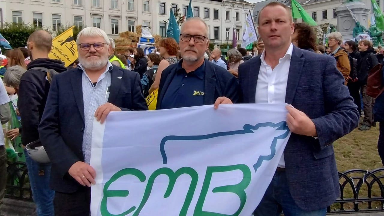 ICMSA joins EMB at Brussels protest against Mercosur deal