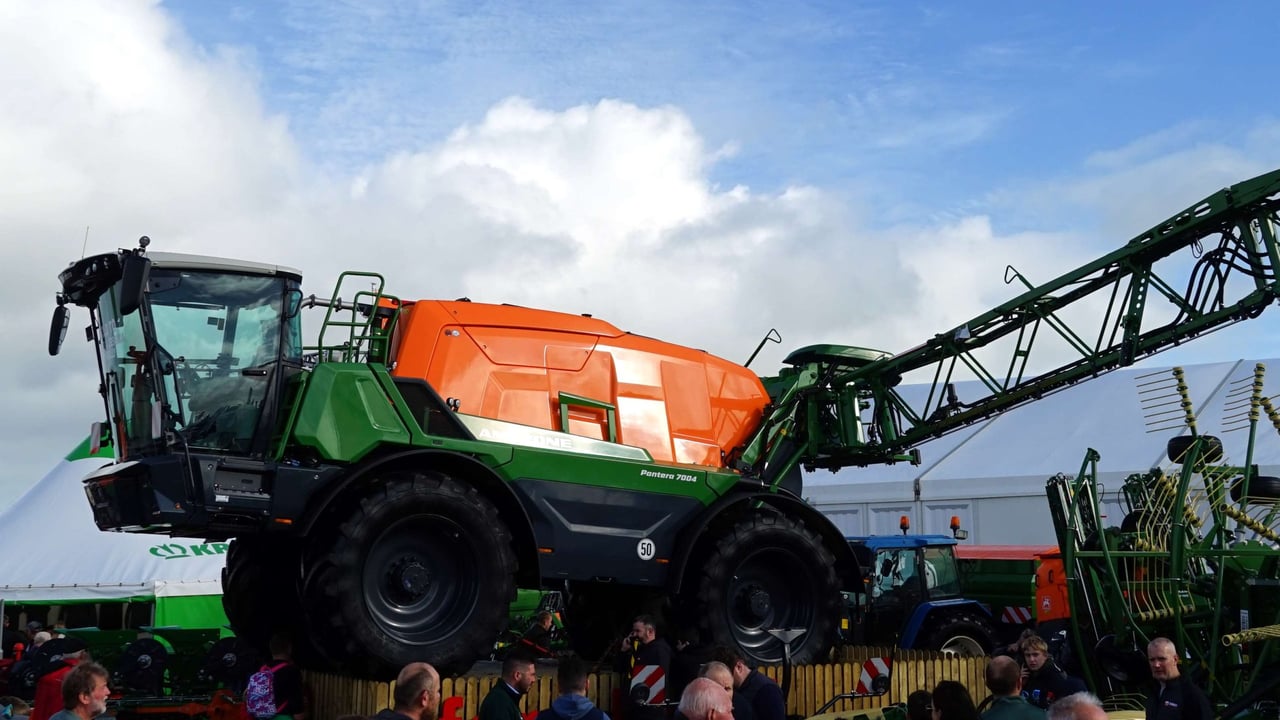 Farmhand has an Amazone Pantera fitted with 45m boom as its main attraction