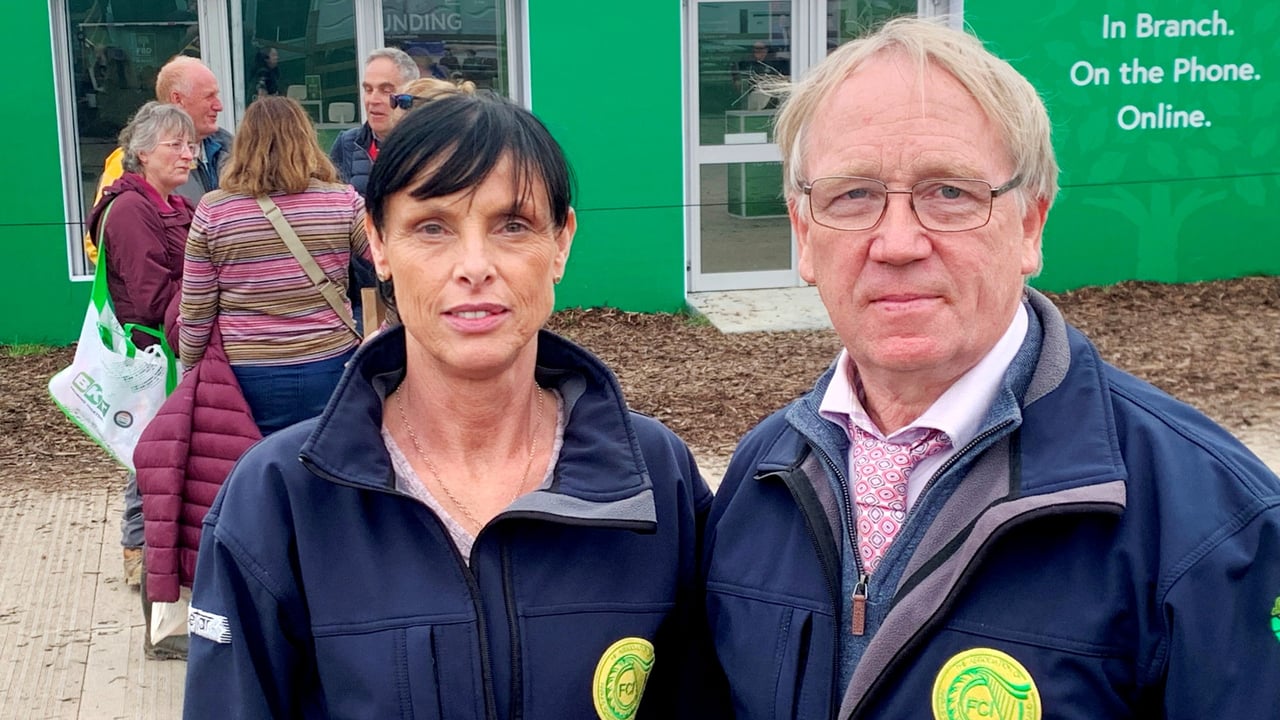FCI managing director, Ann Gleeson and the organisation's national chair: John Hughes