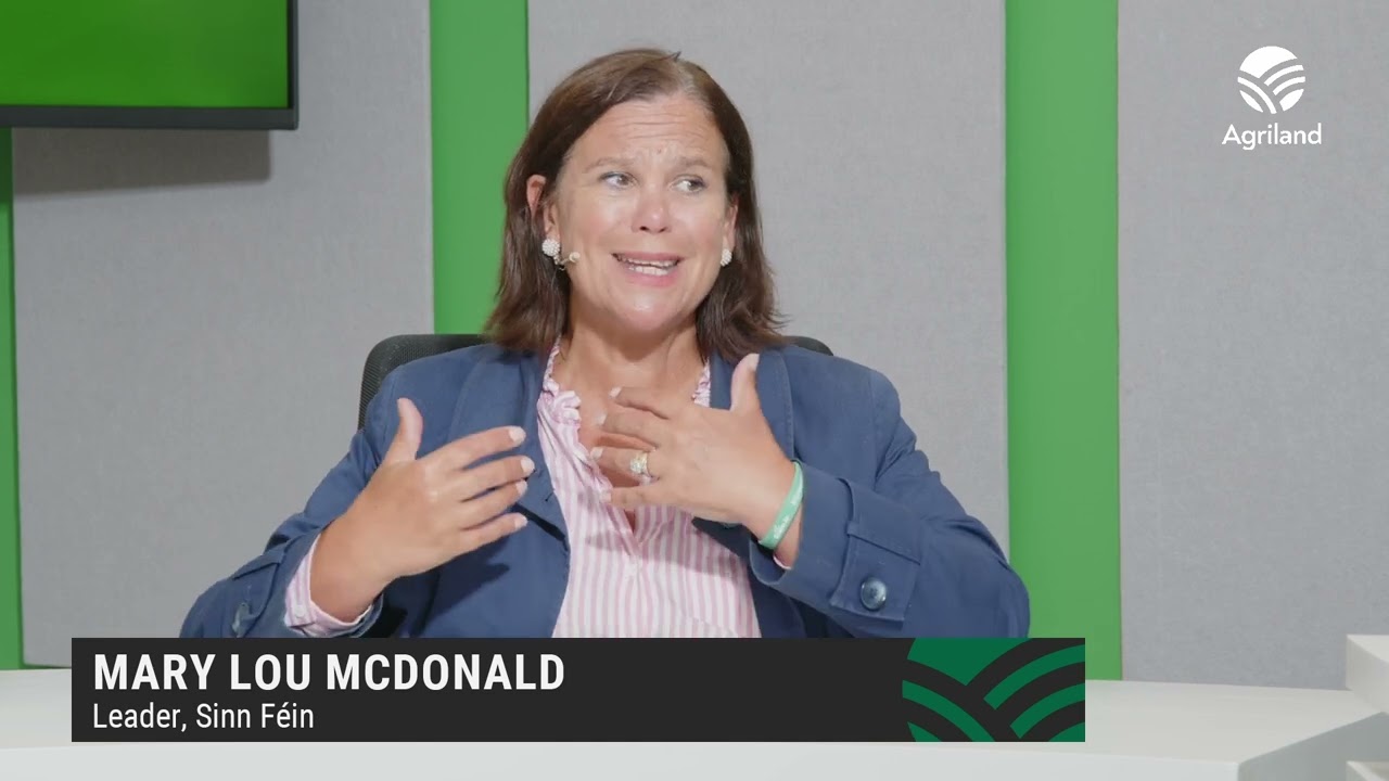 Mary Lou Mcdonald speaks at #Ploughing2025