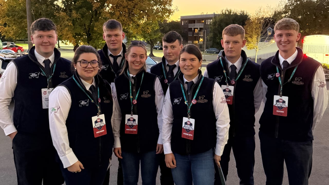 A group of eight young Hereford cattle breed enthusiasts from across Ireland have travelled to the World Hereford Conference in the the US state of Kansas this week to compete in the Young Breeders Competition