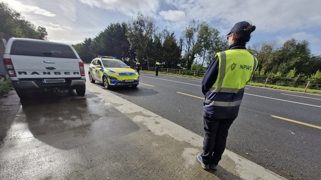 Gardaí checkpoint in Co. Meath to tackle illegal hunting and trespassing. Source: An Garda Síochána Meath Facebook 