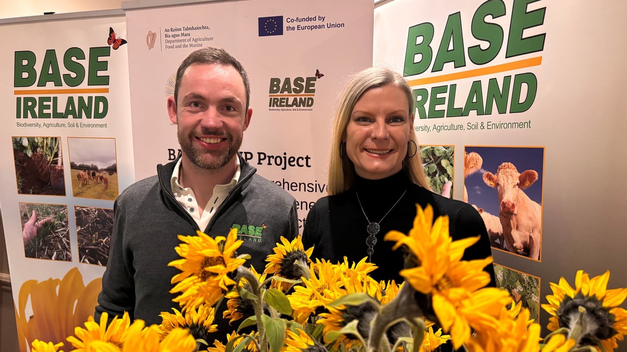 Dr. Pippa Hackett with BASE Ireland chairperson Rob Coleman