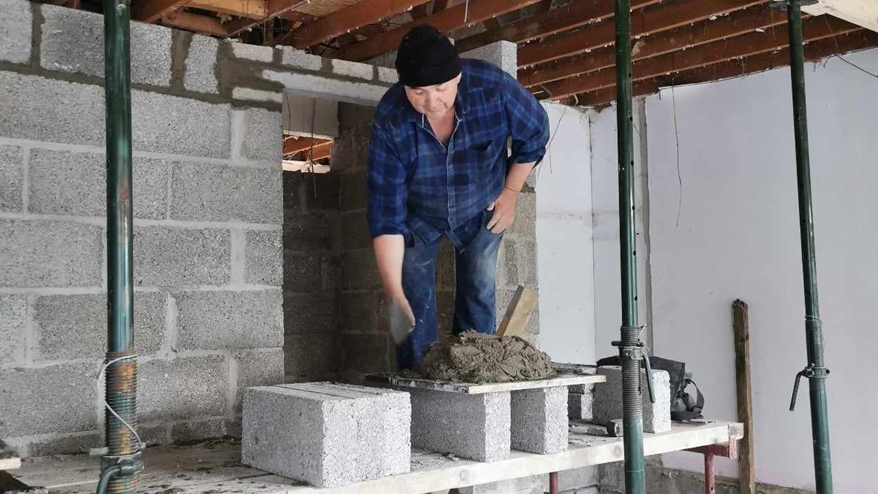 Farmer Willie Dunne working before he became paralysed due to a farm accident. Source: Willie Dunne