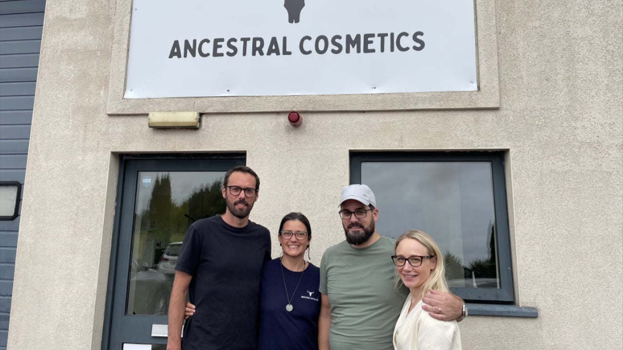 (L-R) Bruno; Meriele; Mihael, and Renata, some of the team at Ancestral Cosmetics