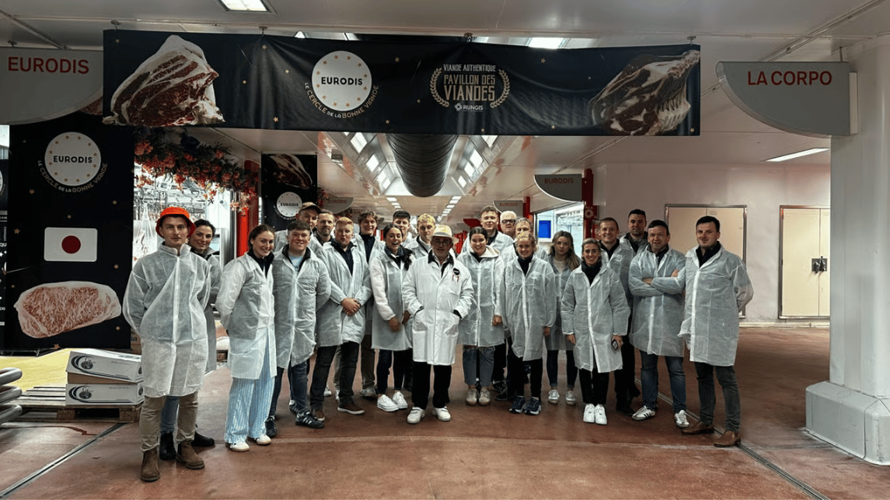 The Kepak Young Sheep Farmer Forum joined by Kepak staff and Agriland, recently visited Rungis International Market near Paris, France