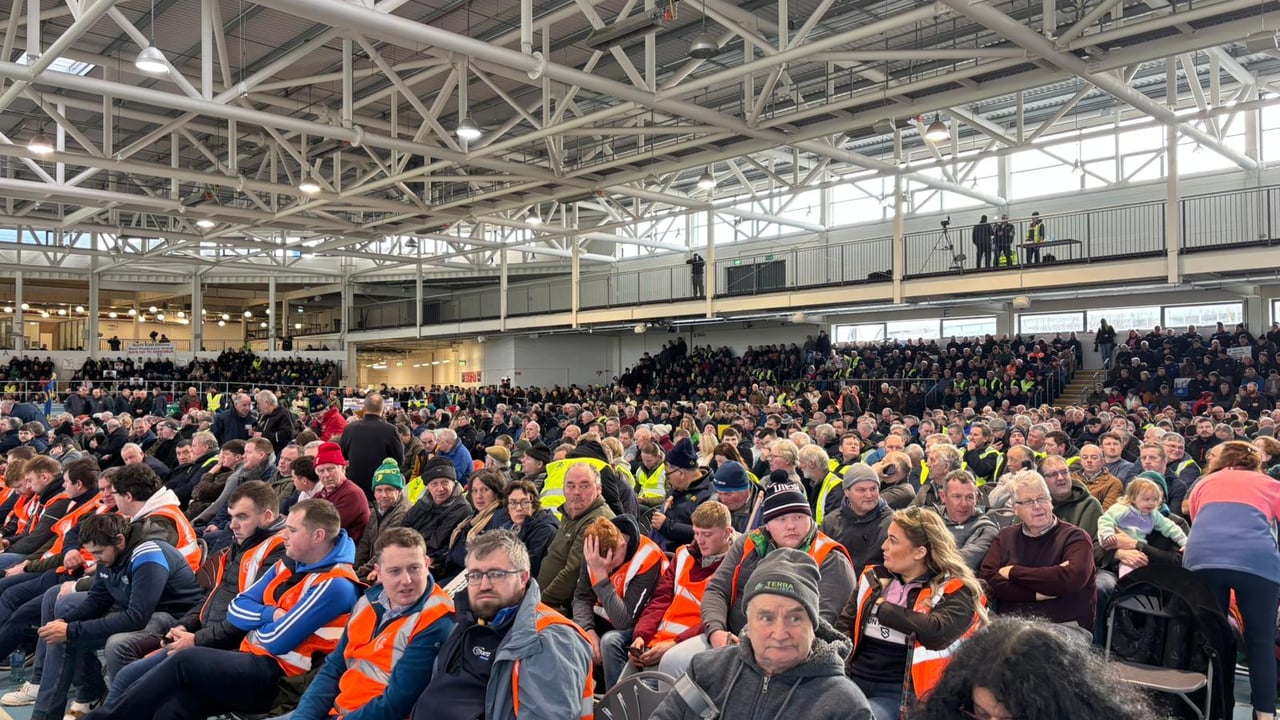 Watch: Athlone rally - more than 10k farmers, a coffin and Ireland's Call