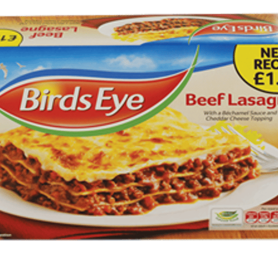 Birds eye on Irish beef