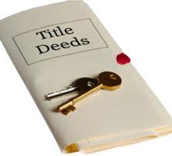 It's land deeds, not words, that count