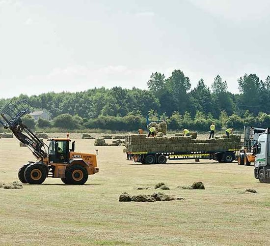 Farming determination, world-class hay harvest and storm damage #Ettg