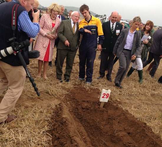 President hails Irish agriculture