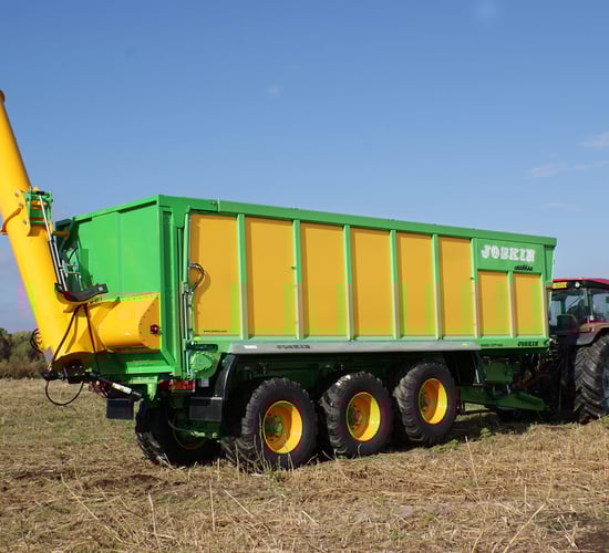 New auger option on Joskin grain trailer