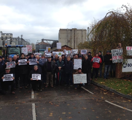 Malting barley growers protest at poor price and 'IFA inaction'