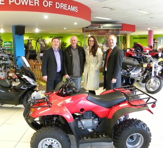 Kilkenny farmer wins Honda Quad worth €6,000