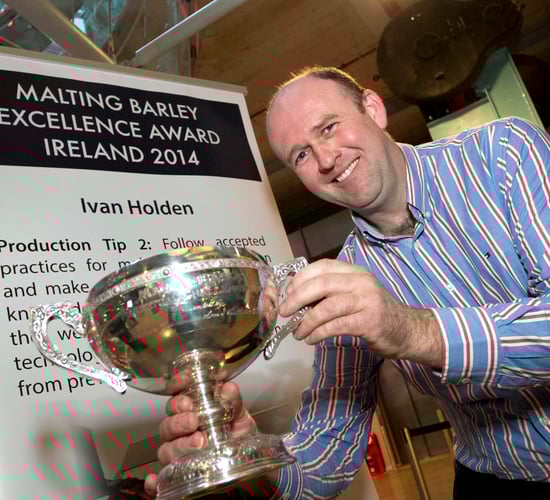 Ivan Holden crowned top Irish malting barley grower