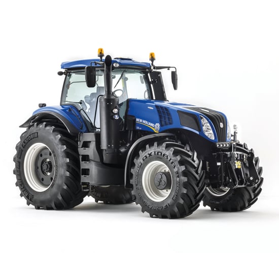 New Holland upgraded T8 tractor range set for UK debut at LAMMA 2015