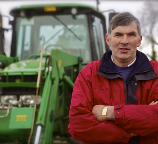 'The 3 year old nearly got caught between the tractor wheel and a wall'