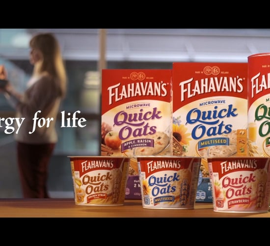 New TV campaign for Flahavan's oats