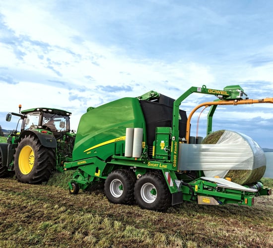 New variable chamber wrapping baler from John Deere