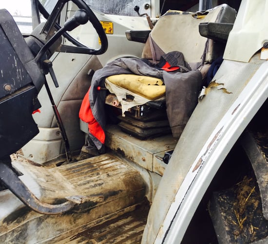 Farmer facing fine - for smoking in his tractor cab