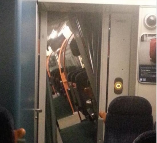 Five cows killed after train hits herd and is derailed