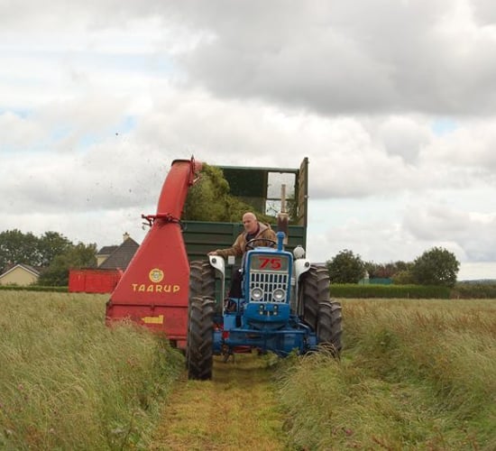 Video: Classic harvesters cutting silage in Cork