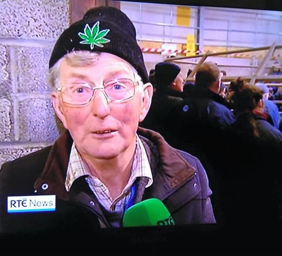 That farmer with the hash hat has burnt it!
