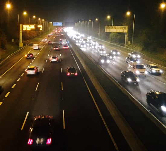 Belgian Blue shuts down M50 (no joke!)