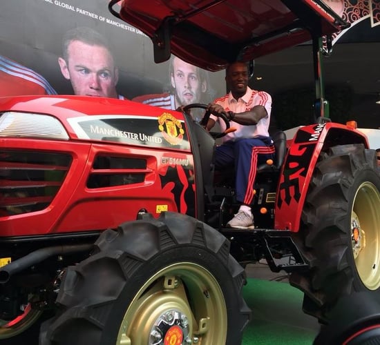 From the pitch to the field - Man Utd launches limited edition tractor