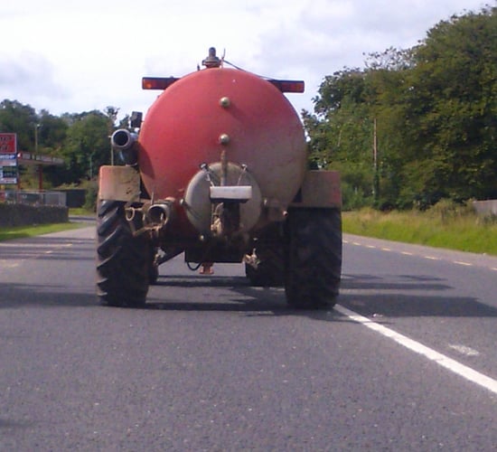 'Farm machinery has a legal right to use public roads'