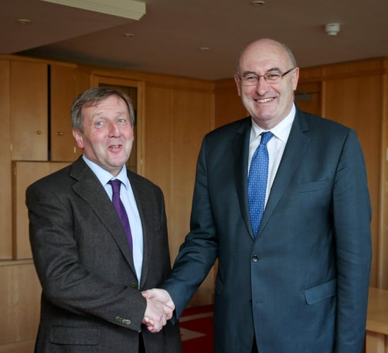 Creed and Hogan meet to discuss agriculture's 'many challenges'