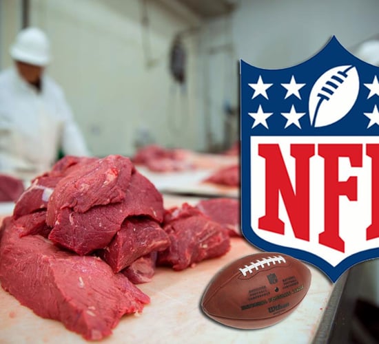 NFL warns players against contaminated beef from China and Mexico