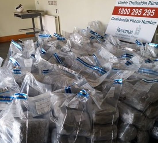 Revenue seize cannabis worth €4.3m hidden in meat in Rosslare