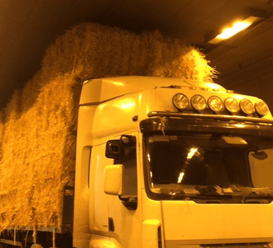 Limerick Tunnel closed after truck carrying bales gets stuck at entrance