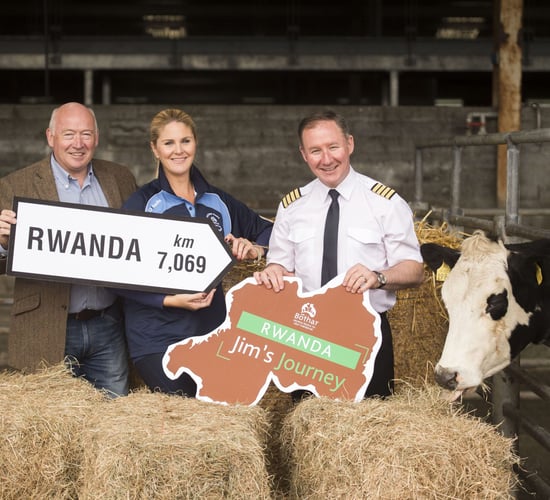 All-Ireland winning manager leads Bothar animal airlift to Rwanda