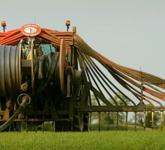 Contractors busy spreading slurry as tanks reach storage capacity