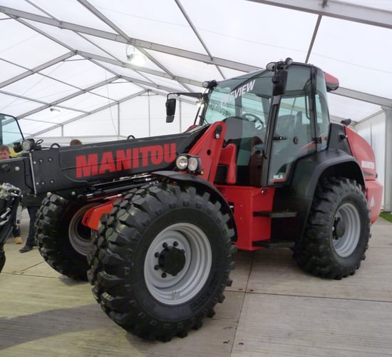 Manitou unveils new articulated-steer telehandler as part of its agri-range