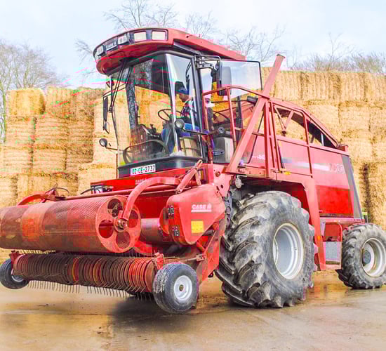 5 friends buy and 'do up' an ageing Case IH forager...for fun and charity