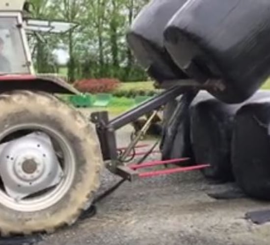 Video of Kildalton student's bale handler goes viral