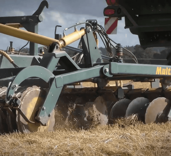 Video: Pulling a set of discs...with your combine