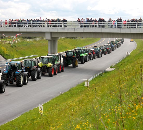 Pics: Record-breaking Connacht Tractor Run a 'great success'