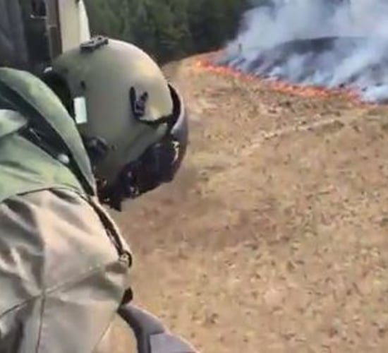 Air Corps called in to battle gorse fires in the west of Ireland