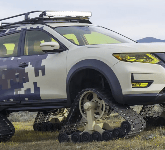 SUV on the right 'track': The ultimate farm run-about?