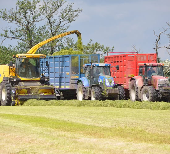 Rainfall warning set to halt silage-cutting operations