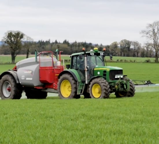 Pig slurry drives spring barley establishment on Kevin Nolan's farm