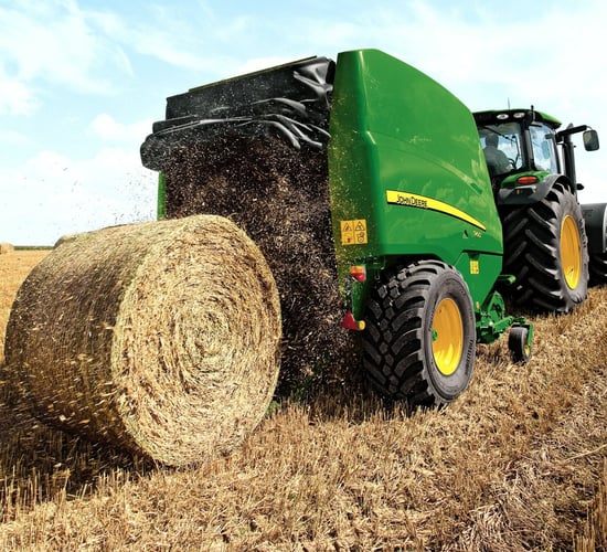 How many round bales can you make in an hour?