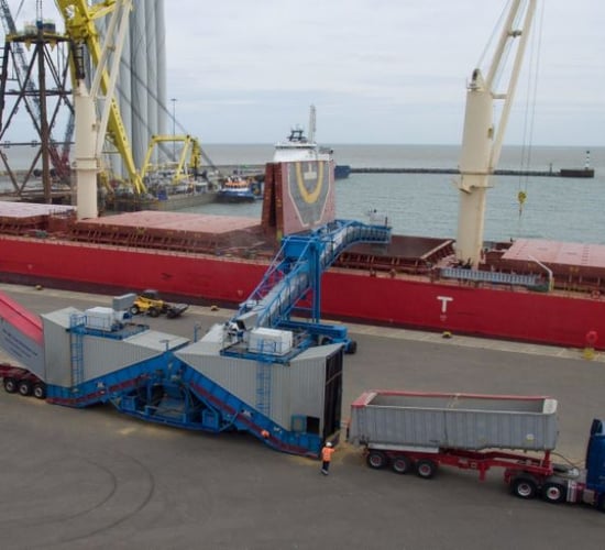 Over 26,000t of barley departs UK shores on a 200m long vessel