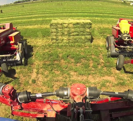 Work twice as hard...with half the tractors
