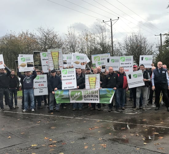 Grain growers renew calls for pint price drop as protest set to reach Guinness HQ