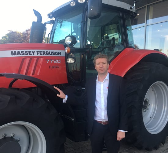 Edenderry man lives childhood dream at Massey Ferguson